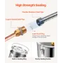 Alcohol Still, 3 Gal / 11.4 L Stainless Steel Water Alcohol Distiller with Copper Coil for Fast Cooling, Dual Condenser Distille