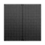 VEVOR Metal Pegboard Panels, 24" x 12" Pegboard, 2 Panels, Heavy Duty Steel Peg Board Wall Organizer, for Living Room Garage Too