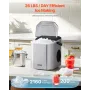 VEVOR Countertop Ice Maker, 9 Cubes Ready in 6 Mins, 26lbs in 24Hrs, Self-Cleaning Portable Ice Maker with Ice Scoop and Basket,