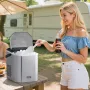 Countertop Ice Maker, 9 Cubes Ready in 6 Mins, 26lbs in 24Hrs, Self-Cleaning Portable Ice Maker with Ice Scoop and Basket, Ice M