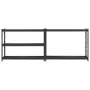 Storage Shelves, 2500 lbs, 5 Tier Heavy Duty Garage Shelving, 18" D x 48" W x 72" H Adjustable Metal Shelves for Industrial Shel
