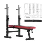 VEVOR Weight Bench, Adjustable Weight Bench for Full Body Workout, 400lbs Exercise Sit up Bench for Home Gym Strength Training, 