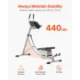VEVOR AB Workout Machine, Ab Workout Equipment at Home Gym, Core & Abdominal Trainers til kvinder, 440 lbs Vægt Kapacitet Styrk