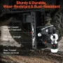 Adjustable Pintle Hook, 20000 lbs, Pintle Hook Hitch for 2-inch Hitch Hook Military Receiver, Combination 2-5/16-inch Hitch Ball
