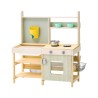 Wooden Mud Kitchen Outdoor Toy Play Kitchen Set for Kids Pretend Playset