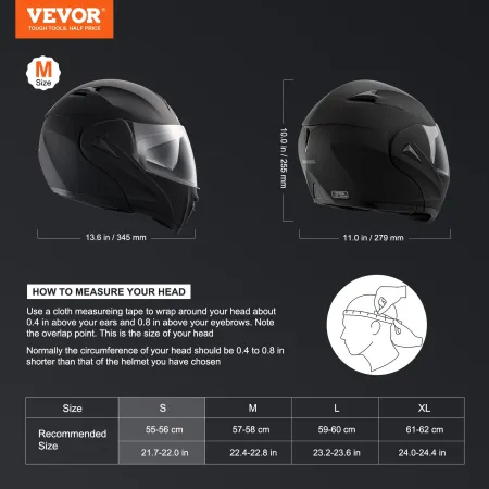 motorcykelhjelm, umaskeret, Smart Street ABS & High
