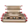 Baking Pans Set, 10-Piece, Nonstick Carbon Steel Cookware Sheets & Trays, Stackable Kitchen Oven Bakeware Cooking Sets with Sili
