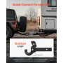 Pintle Hook, 20000 lbs trækkapacitet, Pintle Hitch-modtager til
