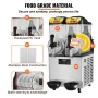 Kommerciel slushy maskine, 2 x 12l / 3.2 Gal Double Bowl, 48