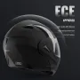 Motorcycle Helmet, Unmasked, Smart Street ABS & High Density Helmet with Bluetooth Slot & Interchangeable Lens, DOT Approved Com
