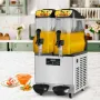 Kommerciel slushy maskine, 2 x 12l / 3.2 Gal Double Bowl, 48