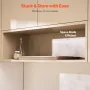 Baking Pans Set, 3-Piece, Nonstick Carbon Steel Cookware Sheets & Trays, Stackable Kitchen Oven Bakeware Cooking Sets with Silic