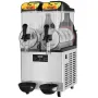 Kommerciel slushy maskine, 2 x 12l / 3.2 Gal Double Bowl, 48