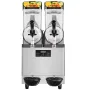 Kommerciel slushy maskine, 2 x 12l / 3.2 Gal Double Bowl, 48