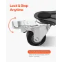 Furniture Dolly, Maximum Load 1200 lbs, Heavy Duty Furniture Movers with 5 360° Rotation Wheels, Carbon Steel Panel, Furniture L