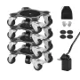 Furniture Dolly, Maximum Load 1200 lbs, Heavy Duty Furniture Movers with 5 360° Rotation Wheels, Carbon Steel Panel, Furniture L