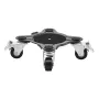 Furniture Dolly, Maximum Load 1200 lbs, Heavy Duty Furniture Movers with 5 360° Rotation Wheels, Carbon Steel Panel, Furniture L