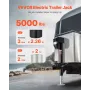 Electric Trailer Jack, 5000 lbs, Heavy Duty RV Electric Power Tongue Jack with 2 Way Connector, Remote Control, Crank Handle & W