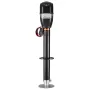 Electric Trailer Jack, 5000 lbs, Heavy Duty RV Electric Power Tongue Jack with 2 Way Connector, Remote Control, Crank Handle & W