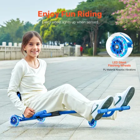Ride on Scooter, Load Capacity of 198 lbs, Swing Side-to-Side for Amazing Ride Powered by Zig-Zag Motion, Ride on Drifting Toy f