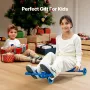 Ride on Scooter, Load Capacity of 198 lbs, Swing Side-to-Side for Amazing Ride Powered by Zig-Zag Motion, Ride on Drifting Toy f