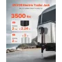 VEVOR Electric Trailer Jack, 3500 lbs, Heavy Duty RV Electric Power Tongue Jack with 2 Way Connector, Memory Function, Crank Han