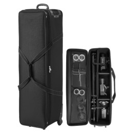 Studio Equipment Trolley Case 51.57 x 14.37 x 14.96 in Rolling Camera Bag
