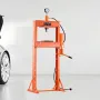 Hydraulic Shop Press, 20 T H-Frame Pneumatic Shop Press with Press Plate, Stable Garage Floor Adjustable Hydraulic Press with Tr