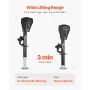 Electric Trailer Jack, 5000 lbs, Heavy Duty RV Electric Power Tongue Jack with 7-pin Connector, Manual Crank Handle & Weatherpro