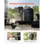 Electric Trailer Jack, 5000 lbs, Heavy Duty RV Electric Power Tongue Jack with 7-pin Connector, Manual Crank Handle & Weatherpro