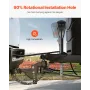 Electric Trailer Jack, 5000 lbs, Heavy Duty RV Electric Power