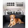Dog Car Barrier 35.4"-60.6" Adjustable Pet Divider Gate for Cargo Area