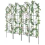 haveespalier til klatreplanter, 71 x 20 tommer, 4 pakker