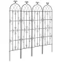 haveespalier til klatreplanter, 71 x 20 tommer, 4 pakker