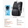 Hydration Backpack, 25L Insulated Hydration Pack Backpack with 2L TPU Water Bladder, Hiking Water Backpack with Storage for Men 