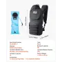 VEVOR Hydration Backpack, Water Backpack with 3L TPU Water Bladder, Tactical Molle Hiking Hydration Pack with Storage for Men Wo