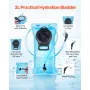 VEVOR Hydration Backpack with 2L TPU Water Bladder, Hydration Pack Backpack, Lightweight Hiking Water Backpack for Men Women, Hy
