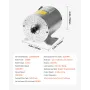 2000W Electric Brushless DC Motor Kit - 48V 4300rpm Motor with Upgraded Speed Controller and Throttle Grip Kit for Go Karts E-Bi