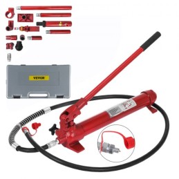 10ton Power Hydraulic Jack Holder Bodywork Repair Kit til auto bilreparationsværktøj med 1,4 m slange lift Ram bærbar