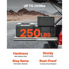 VEVOR 1 Pair Full Extension Drawer Slides 16 18 20 24 30 35 37.4 59 24 32 36 40 48 60 in, 250 lbs Load Capacity Locking Drawer S