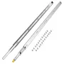 1 Pair Full Extension Drawer Slides 16 18 20 24 30 35 37.4 59 24 32 36 40 48 60 in, 250 lbs Load Capacity Locking Drawer Slides,