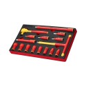 Insulated Socket SetÂ 16-Piece Insulated Socket ToolÂ with T-Handle Wrench
