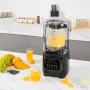 VEVOR Professional Blender med skjold, kommercielle bordpladeblendere, 68 oz glaskrukkeblender Combo, Rustfrit stål 9 Speed ​​&