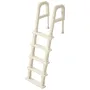 Swimming Pool Ladder, 75°Inclined 5-Step Double Handrails Stair, Non-slip Heavy Duty Steps, Load Capacity 300 lb, for 48-54 In I