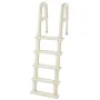 Swimming Pool Ladder, 75°Inclined 5-Step Double Handrails Stair, Non-slip Heavy Duty Steps, Load Capacity 300 lb, for 48-54 In I