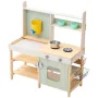VEVOR Wooden Mud Kitchen Outdoor Toy Play Kitchen Set for Kids Pretend Playset
