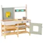 VEVOR Wooden Mud Kitchen Outdoor Toy Play Kitchen Set for Kids Pretend Playset