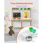 Wooden Mud Kitchen Outdoor Toy Play Kitchen Set for Kids Pretend Playset