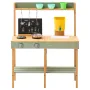 Wooden Mud Kitchen Outdoor Toy Play Kitchen Set for Kids Pretend Playset