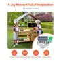 VEVOR Mud Kitchen for Kids, Wooden Toy Play Kitchen Set with Accessories, Outdoor Toddler Grocery Store Playset, Pretend Play Ki